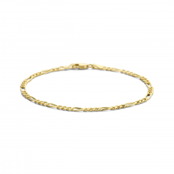 14 karaats geel gouden collier 60cm figaro schakel 2.7mm - 64535