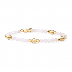 Sparkling bracelet / moonstone  / Gold - 64594