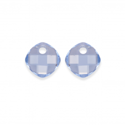 Sparkling jewels earstones / aquamarine / Cushion Cut - 64603