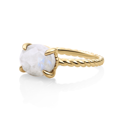 Sparkling jewels / ring /9 krt goud / 56 moonstone - 64620