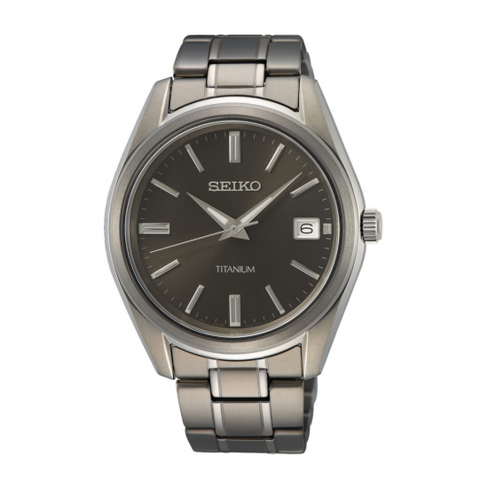 Seiko Herenhorloge SUR375P1 Titanium - 65804