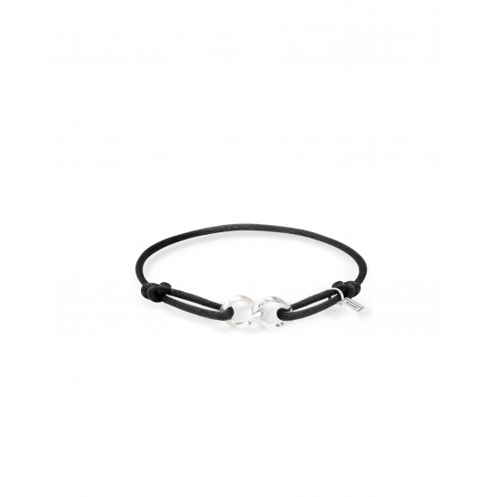 Buddha to Buddha chain xs cord bracelet zwart - 64639