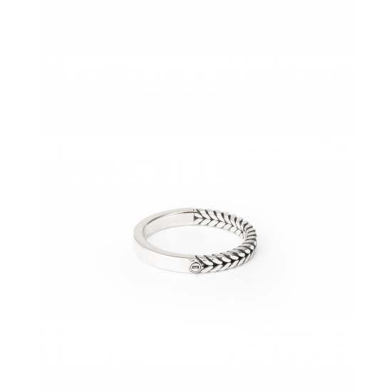 Buddha to Buddha Barbara mini dual ring silver 17 - 64649