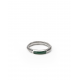 Budha to Buddha zilveren ring mini gemstone Malachite 17.5 - 64782