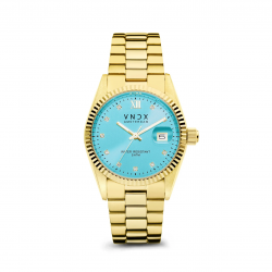VNDX  horloge turkooise goud dare devil medium MD43006-19 - 64869