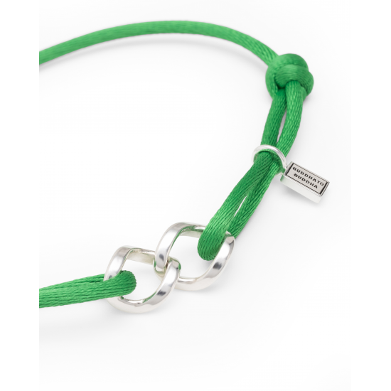 Buddha to buddha armband cord green chain 135BG M - 64884