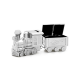 Spaarpot/ tanden doosje locomotief - 65014