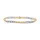 Sparkling jewels / Armband / bicolor mix 3mm gold + 4mm zilver - 65519