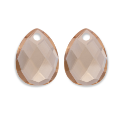 Sparkling jewels Earstone Afterglow Light Gold Citrine Quartz - 65529