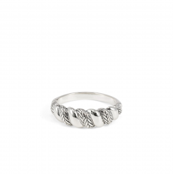 Buddha to Buddha / Ellen ring Spiral gradient silver 17.5 - 65539