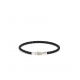 Buddha to Buddha / George mini leer armband zwart J016BL E - 65551