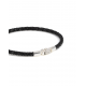 Buddha to Buddha / George mini leer armband zwart J016BL E - 65551