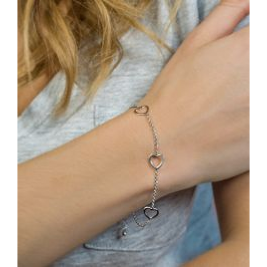 zinzi armband set 3 open hartjes ZIA1188-SE - 65619