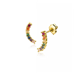 zilver oor knoppen zinzi - 65627