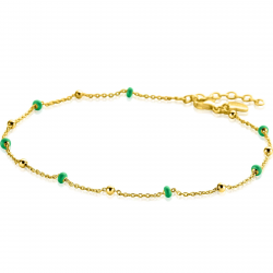 Zinzi enkelband zilver verguld - 65631