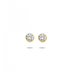 14 karaats geelgouden oorknop 3.5mm - 65638