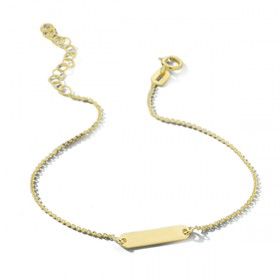 14karaatsgouden armband 14-16cm - 65644