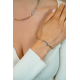 Zinzi paperclip armband bi collor (verugld) ZIA2752 - 65750