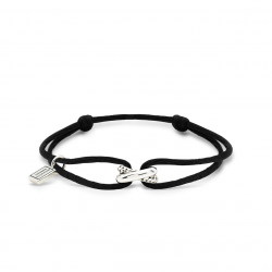 Buddh to Buddha cord bracelet Ben Silver - 65820
