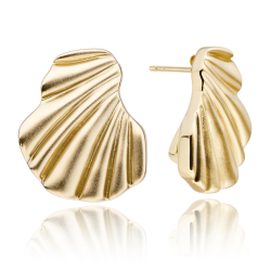 Sparkling Earrings Dune Push back gold - 65872