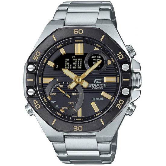Casio Edifice ana/digi horloge met bluetooth connectie ECB-10DB-1A9EF - 66127