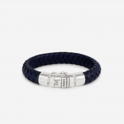 Buddha to Buddha Ben leer blauw / Navy G 23cm - 66132