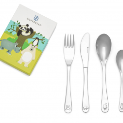 Kinderbestek  4 dlg Wildlife RVS - 66179