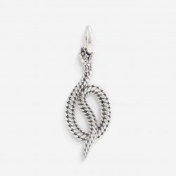 Buddha to Buddha hanger / pendant Ben snake silver - 66190