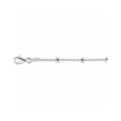 enkelbandje bolletjes 3,0 mm 24 cm - 65563