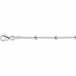 enkelbandje bolletjes 3,0 mm 24 cm - 65563