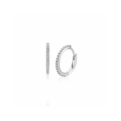 13mm ZINZI zilveren tennis oorringen bezet met een rij schitterende zirkonia‹¨«?Ts ZIO2831 - 66121